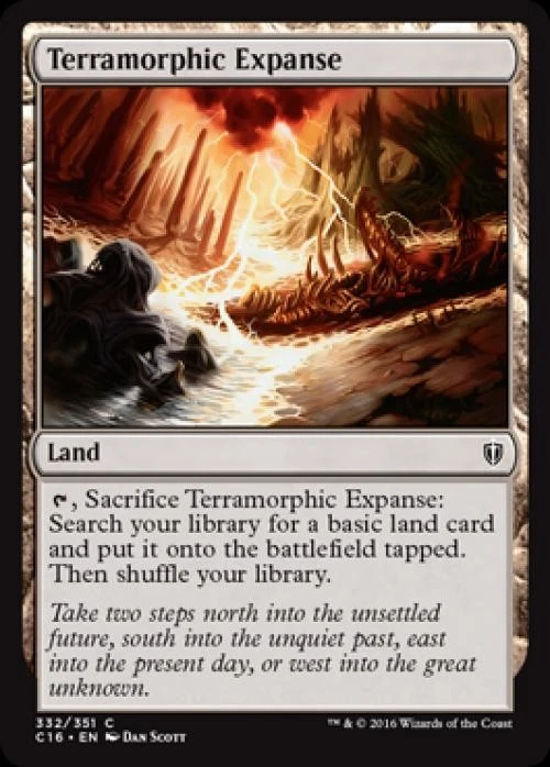 Terramorphic Expanse - Light Play MTG Commander 2016 Edition - Image 1 of 1