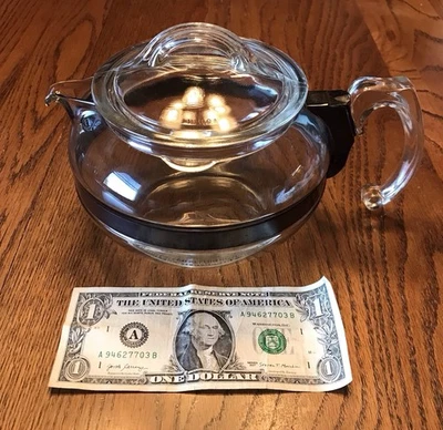 Vintage PYREX Flameware 6 Cup Tea PotKettle - Image 1 of 3