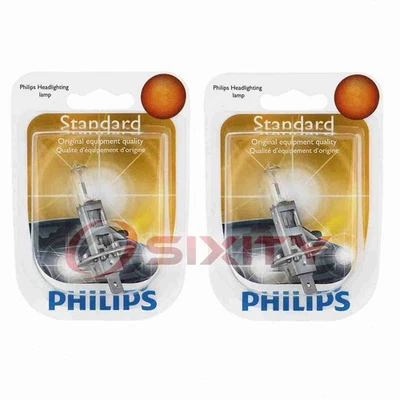 2 bombillas de faros de haz alto Philips para MG ZR ZT 2003-2005 eléctrico zk Foto 1 de 4