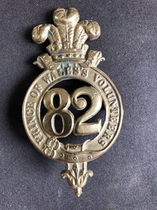 Victorian Glengarry cap badge of the 82nd (Prince of Wales Volunteers - Picture 1 of 3