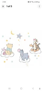 Lambs & Ivy Disney Baby Winnie the Pooh Hugs Piglet/Eeyore/Tigger Wall Decals - Picture 1 of 8