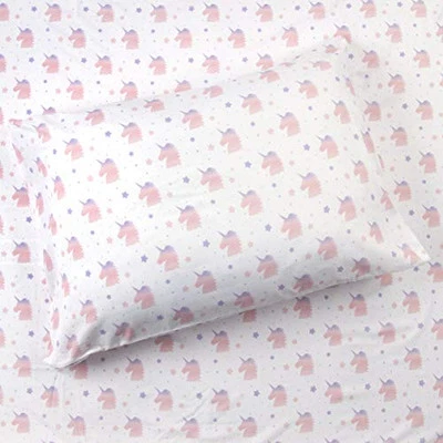 Kids 3PC Twin Size Sheet Set, Ombre Unicorn  - Image 1 of 3