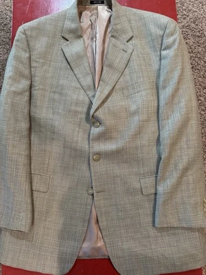 Chaqueta Abrigo Deportivo Chaps Ligero SEDA 50L Beige Pata de Gallo Foto 1 de 4