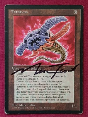 Magic The Gathering ITALIAN RENAISSANCE TETRAVUS SIGNED artifact card MTG - Image 1 of 2