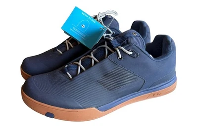 Zapatos de bicicleta de montaña Crankbrothers con encaje de mazo para hombre talla 11,5 azul marino/plateado goma Foto 1 de 4