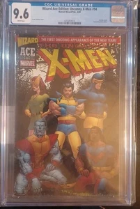 2002 CGC 9.6 WIZARD ACE EDITION: UNCANNY X-MEN #94 ACETATE COVER WHITE PGS 06218 - Picture 1 of 5
