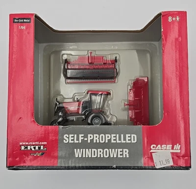 Tractor Ertl 2006 Case IH 1/64 autopropulsado Windrower fundido a presión - WDX1902 *NUEVO* Foto 1 de 4