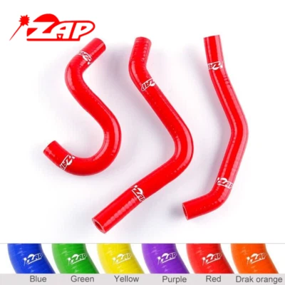 For Honda CR80R 1997-2002 / CR85R Expert 2003-2008 Red Radiator Silicone Hoses - Image 1 of 4