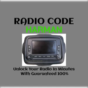ANTI-THEFT HARMAN RADIO CODE SERIES VP4 BE2811 A STEREO PINCODE SERVICE - Picture 1 of 5