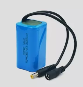 Batteria ricaricabile 7,4V 2400-6400Mah batterie agli ioni di litio DC maschio/femmina spina cavo - Foto 1 di 13