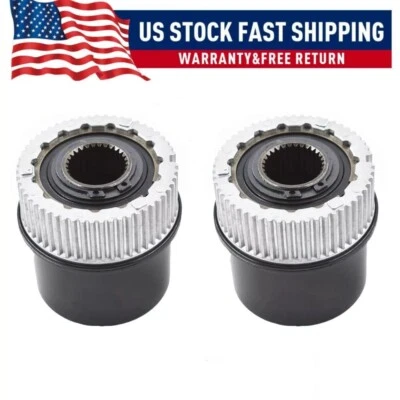 2Pcs 4x4 Front Auto Locking Hub For 1999-2004 Ford F250 F350 F450 F55 Super Duty Foto 1 de 4