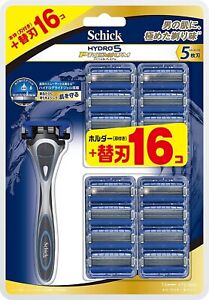 Schick Hydro 5 Premium Value Pack Holder+ 16 Replacement Blades From Japan