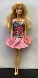 Blonde Teresa Barbie Doll Purple Genuine Barbie Fashion Tag Pink Dress 1990 1999 - Picture 1 of 8