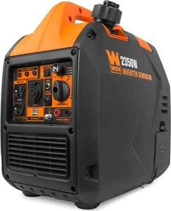 Generador inversor portátil a gas súper silencioso de 2.350 vatios WEN, ligero - Imagen 1 de 7