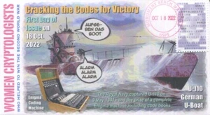COVERSCAPE computer generated "Women Cryptologists" 2022 U/O First Day Cover - Picture 1 of 2