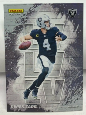 Derek Carr 2021 Panini Instant NFL My City #MC17 - SP /1130 - LAS VEGAS RAIDERS - Image 1 of 2