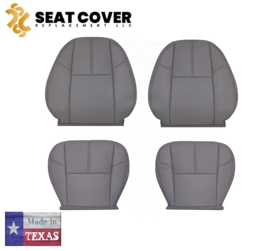 2007 - 2014 Chevy Silverado 3500HD Work Truck Full Front Vinyl Seat Seat Covers - Image 1 of 4