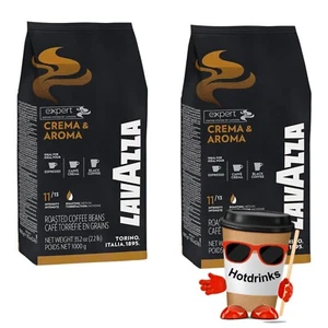 2kg (2 x 1kg) LavAzza Crema & Aroma Coffee, Espresso Beans **TWIN PACK OFFER** - Picture 1 of 1
