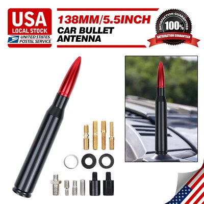 ANTENA BALA CALIBRE 50 Negro Rojo PARA Chevrolet Express 2500 1998-2022 Foto 1 de 4