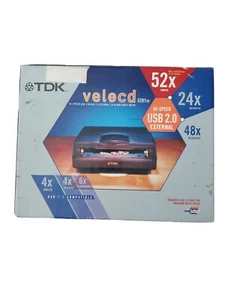 TDK Velocd 5201UE Hi Speed USB 2.0 External *untested * - Picture 1 of 9