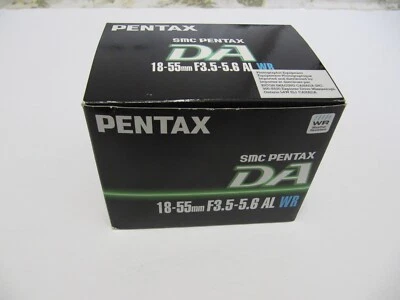 New smc Pentax DA 18-55mm f/3.5-5.6 AL WR-Weather Resistant Lens for DSLR Camera - Image 1 of 4