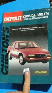 Chevy Corsica Beretta 1988-92 manual de servicio/reparación chiltons - Imagen 1 de 1