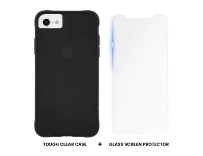 Funda Case-Mate y Protector Pantalla Cristal para iPhone SE / iPhone 8 | Color: Negro Foto 1 de 3