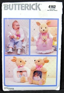 Kangaroo Caddy, Baby Frames, Bib Butterick 4162 Uncut Pattern - Picture 1 of 5