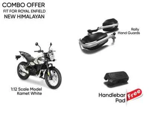 COMBO OFFER RALLY HANDGUARD /1:12 SCALEM. FITFOR ROYAL ENFIELD NEW HIMALAYAN 450 - Picture 1 of 1