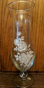 Outstanding 10" Viking Glass Vase with White Roses - Picture 1 of 5