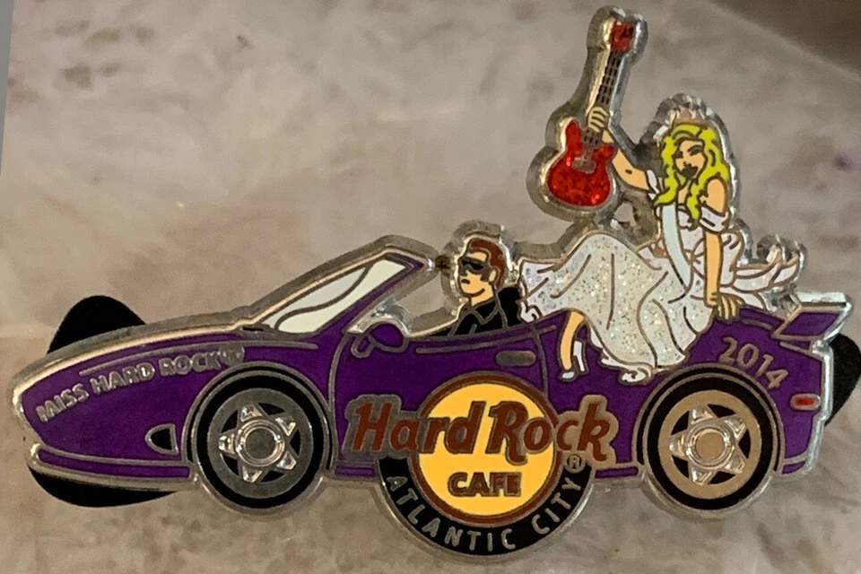 Hard Rock Cafe ATLANTIC CITY 2015 Miss Hard Rock in Car PIN - LE 300! - Image 1 of 1