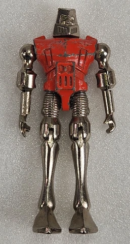 Vintage Zee  Metal Man Roton  Robot Action Figure Zylmex Toys Orange Cover