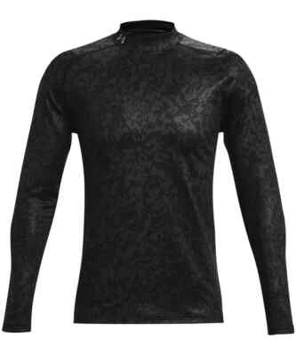 Under Armour Golf Mens ColdGear Infrared Long Sleeve Baselayer, Black, NEW - Image 1 of 3