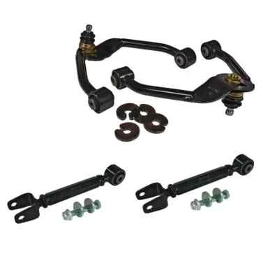 Brazos de control superiores delanteros SPC + Kit de brazo inclinable trasero para Infiniti G37 Nissan 370Z Foto 1 de 2