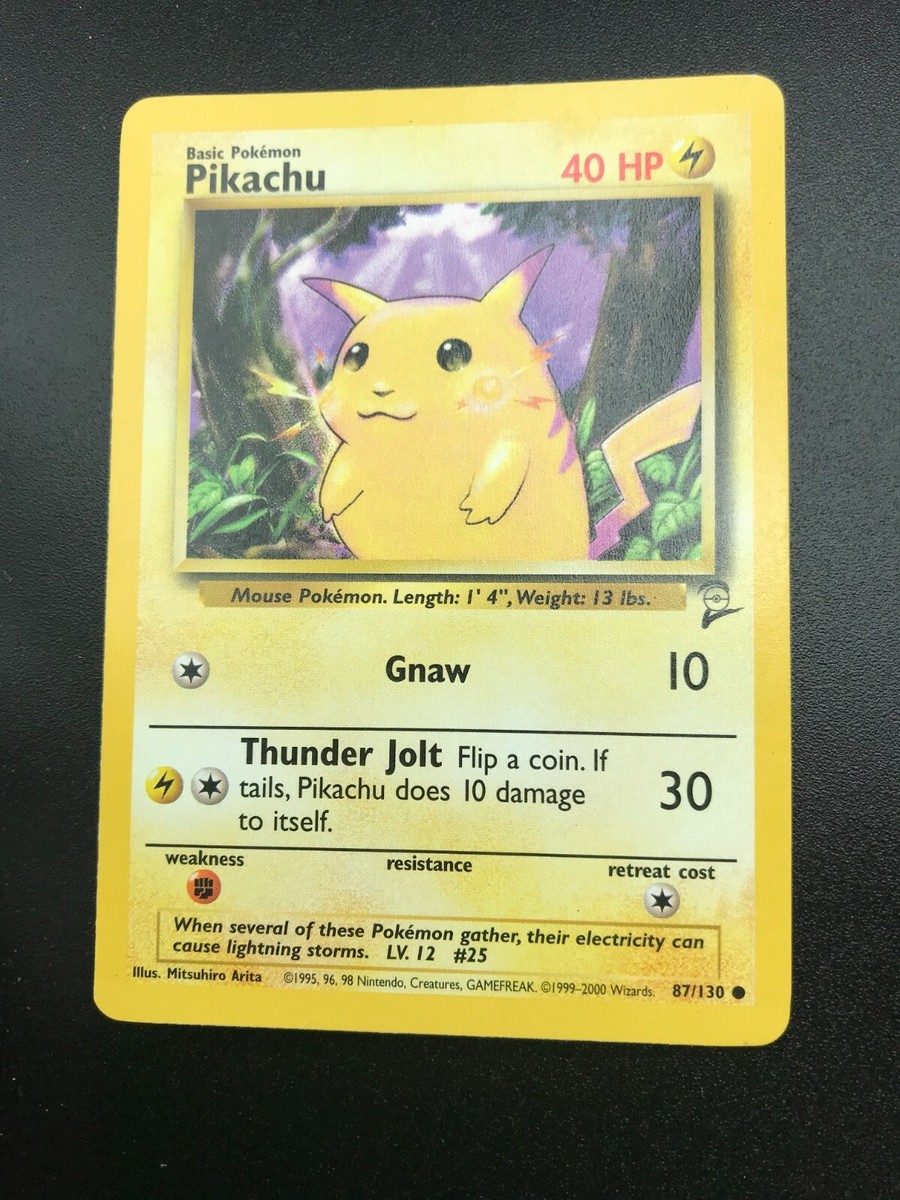 Pikachu yellowcheekピカチュウ 英語版 base set 2 Pikachu yellowcheekピカチュウ 英語版 base set 2 Pikachu
