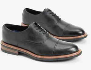 KENNETH COLE REACTION Kaly Flex Lace Up Men's Dress Shoes Black SIZE 8.5 - Picture 1 of 6