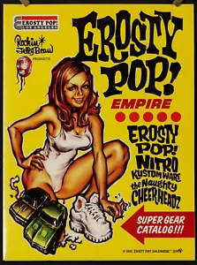 Carpeta de catálogo de arte Rockin JellyBean ErostyPop 2002 con inserciones carteles camisetas - Imagen 1 de 12