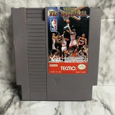 Tecmo NBA Basketball (Nintendo) NES Cartridge Only -Not Tested- - Image 1 of 4