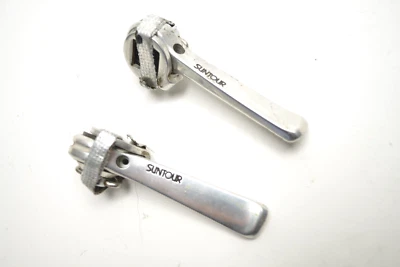 SUNTOUR SUPERBE BICICLETA CICLONE JUEGO DE CAMBIOS DE FRICCIÓN SOLDADURA FUERTE 6 VELOCIDADES Foto 1 de 3