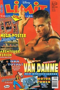 DISNEY LIMIT #5 1995 GERMAN MAGAZINE cover JEAN-CLAUDE VAN DAMME - Picture 1 of 1