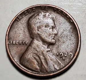 1929 S LINCOLN WHEAT PENNY #C5124 - Bild 1 von 2