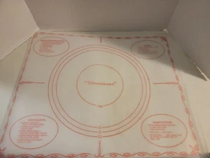 Estera de pastelería Tupperware vintage hoja de tarta 1965 18" x 22" solo alfombrilla - Imagen 1 de 9