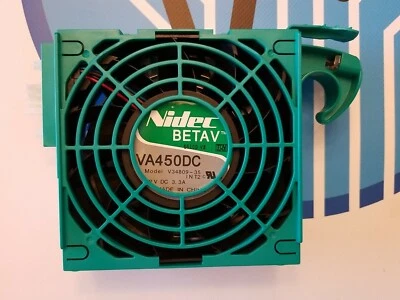 Nidec BETAV VA450DC DC Gateway SC5300 Server Case Chassis Fan Hot Swap Unit Assy - Image 1 of 4