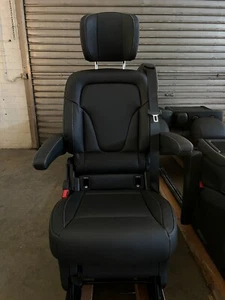ORIGINAL Mercedes Benz W447/W448 V-Klasse/Vito Einzelsitz Kunstleder Schwarz NEU - Bild 1 von 5