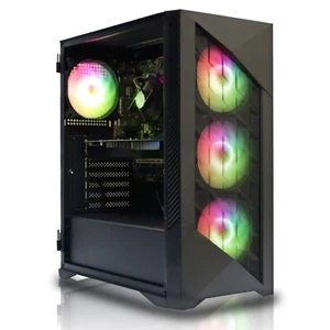 Desktop Gaming PC i3 i5 i7 16GB RAM NVIDIA RTX 3050 2TB + 480GB SSD - Windows 10 - Picture 1 of 4