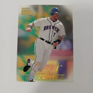 1999 Skybox Premium David Nilsson #216 Milwaukee Brewers - Picture 1 of 2