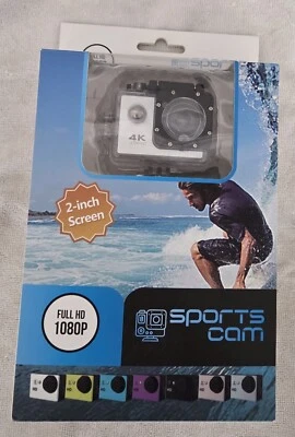 Camera 1080P 12MP Sports Cam Full HD 2.0" Action Cam 30m/98 Waterproof - Image 1 of 4