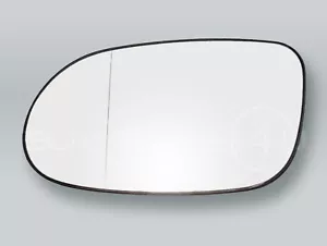 Espejo de puerta con calefacción vidrio y placa de respaldo IZQUIERDA se adapta 1998-2002 MB CLK W208 - Imagen 1 de 2