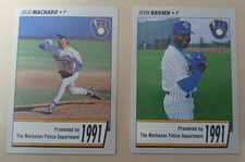 1991 Milwaukee Brewers Police Cards - The Markesan Police Department