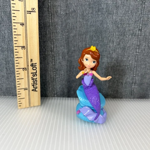 Disney Sofia The First Underwater Adventure Mermaid Plastic Figure Cake Topper Cover